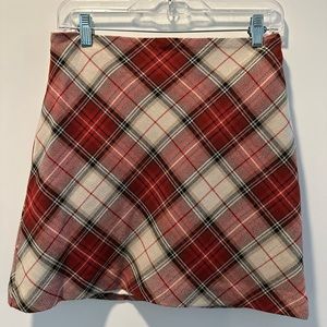 Plaid Mini Skirt